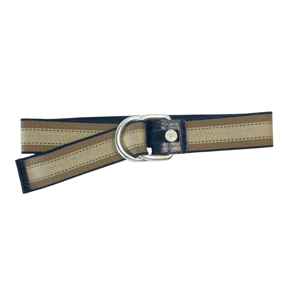 MICHAEL KORS Belt Adjustable Double-D Ring Fabric